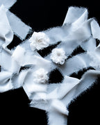 Gardenia - Chiffon Chocker (Ivory)