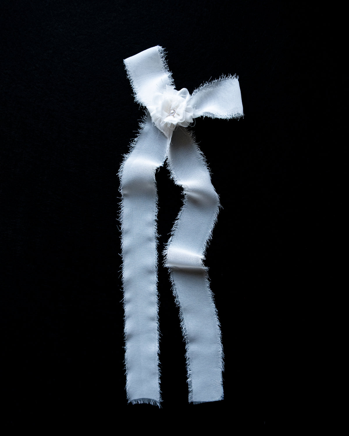 Gardenia - Chiffon Chocker (Ivory)